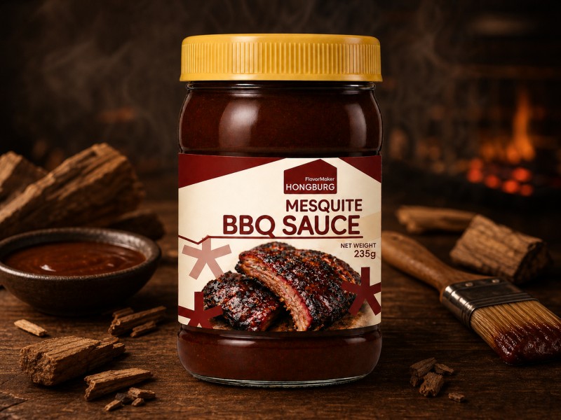 Месквит BBQ сос со богат чаден вкус