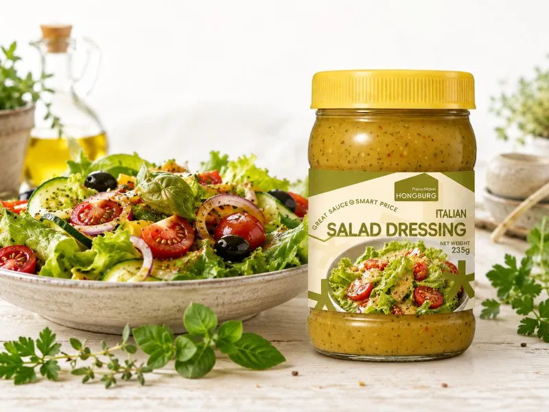 Прелив за салата од италијански билки со богат вкус